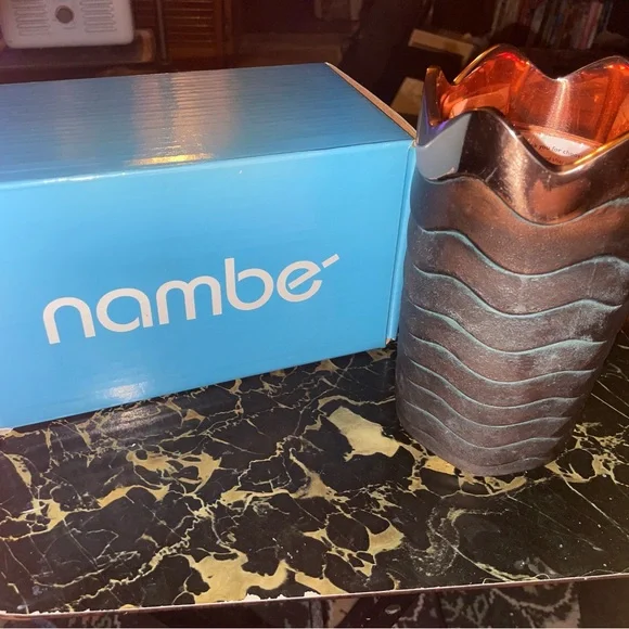 Nambe The Original COPPER CANYON WINE CHILLER (NIB) - Picture 1 of 5